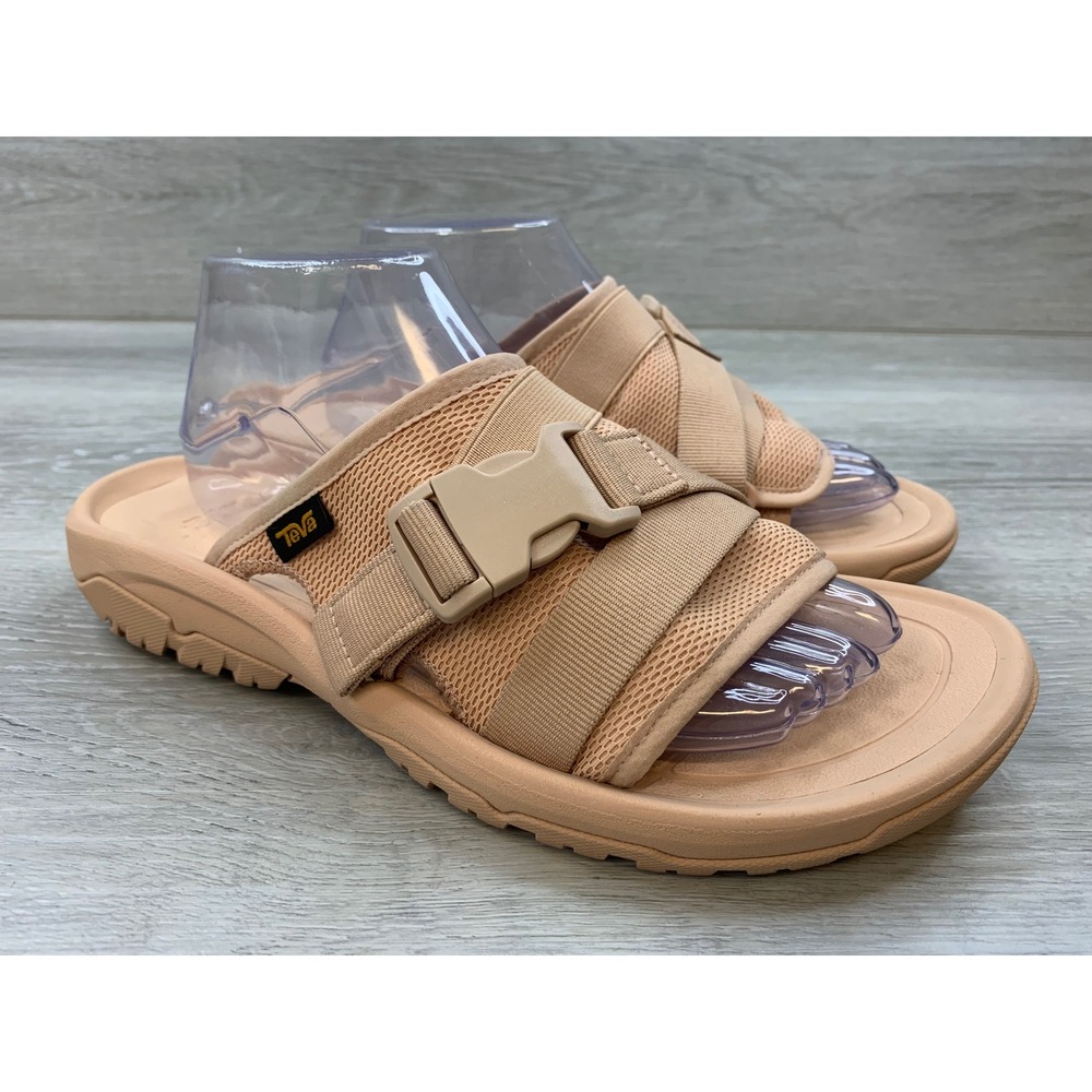 Teva Hurricane Verge Slide Sandals Pink Mesh Buckle Straps 11 Women's Shoes